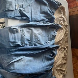 A goo maternity three pairs to jagging’s one flare